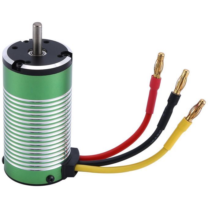 X-TEAM Druable 3670 Brushless Motor For 1/8 Buggy Monster 6 -800mm Boat-green-1850KV