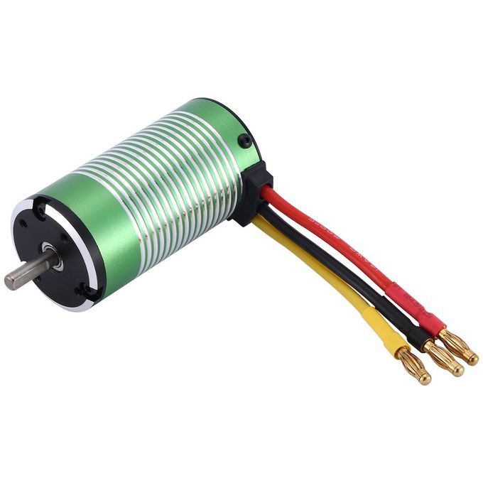 X-TEAM Druable 3670 Brushless Motor For 1/8 Buggy Monster 6 -800mm Boat-green-1850KV