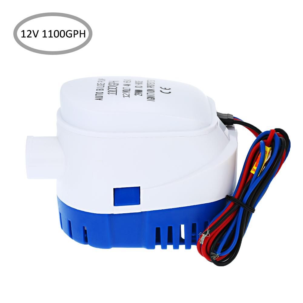 12V 1100GPH  Automatic Submersible Boat Bilge Water Pump 12v 1100gph Auto Bilge Pump with Float Switch
