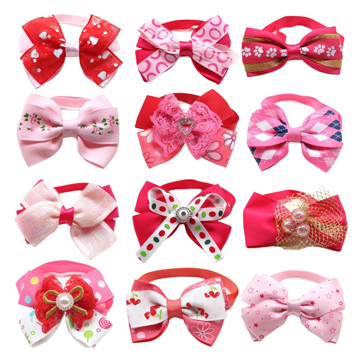 Pet Neck Circle Valentines Dog Cat Puppy Neck Circle Mix Color