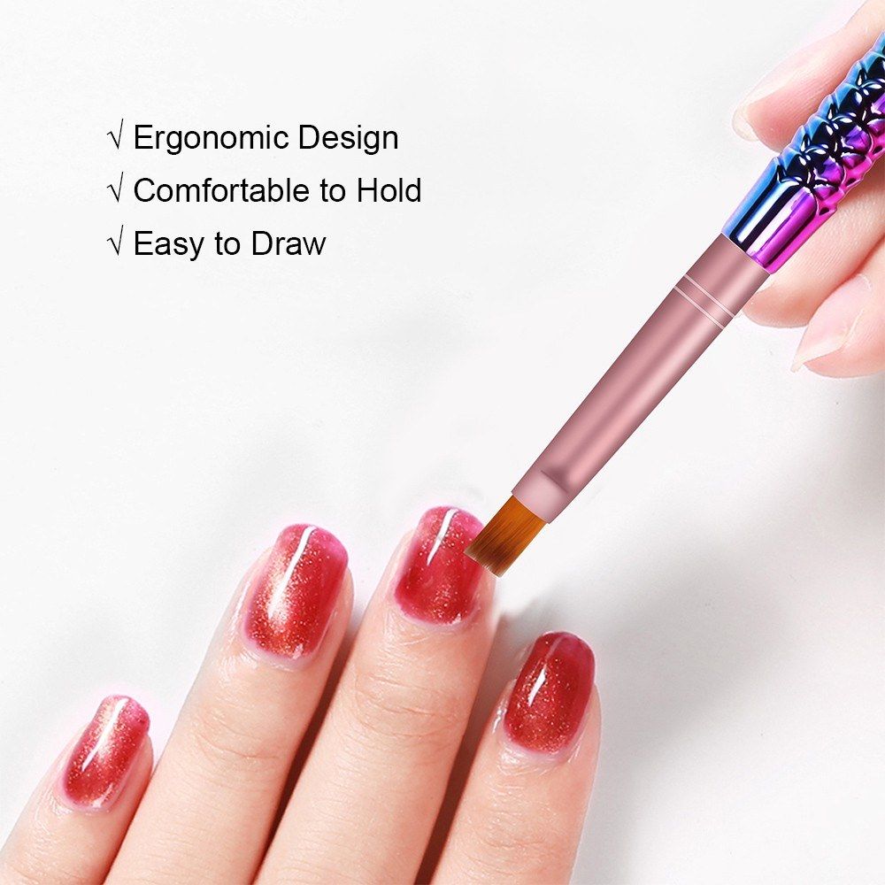 Nail Art Pens Kit Set Of 5PCS Nail Brushes Painting Acrylic Carving Nail Tools