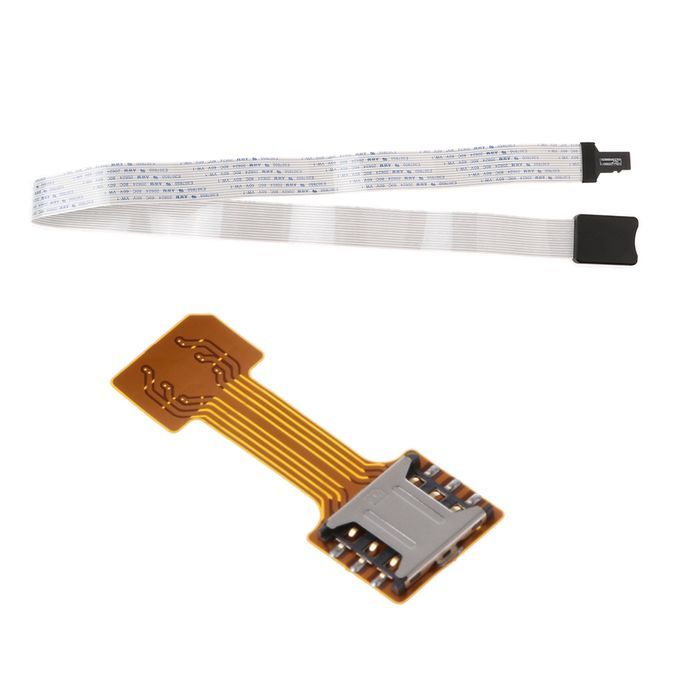 2pcsPack 64cm TF To SD Card Extension CableNano SIM Card Extender