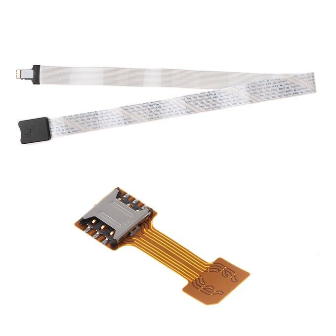 2pcsPack 64cm TF To SD Card Extension CableNano SIM Card Extender
