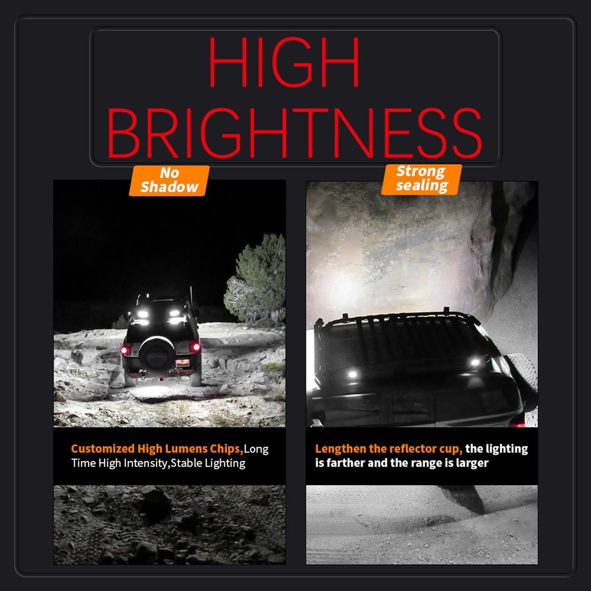 1Pcs 29W 3inch 6500K LED Work Light Bar Fog & Driving Light Waterproof Flood Lights for 9-30V Cars Trucks Off-road ATV SUV Trailer Yatch