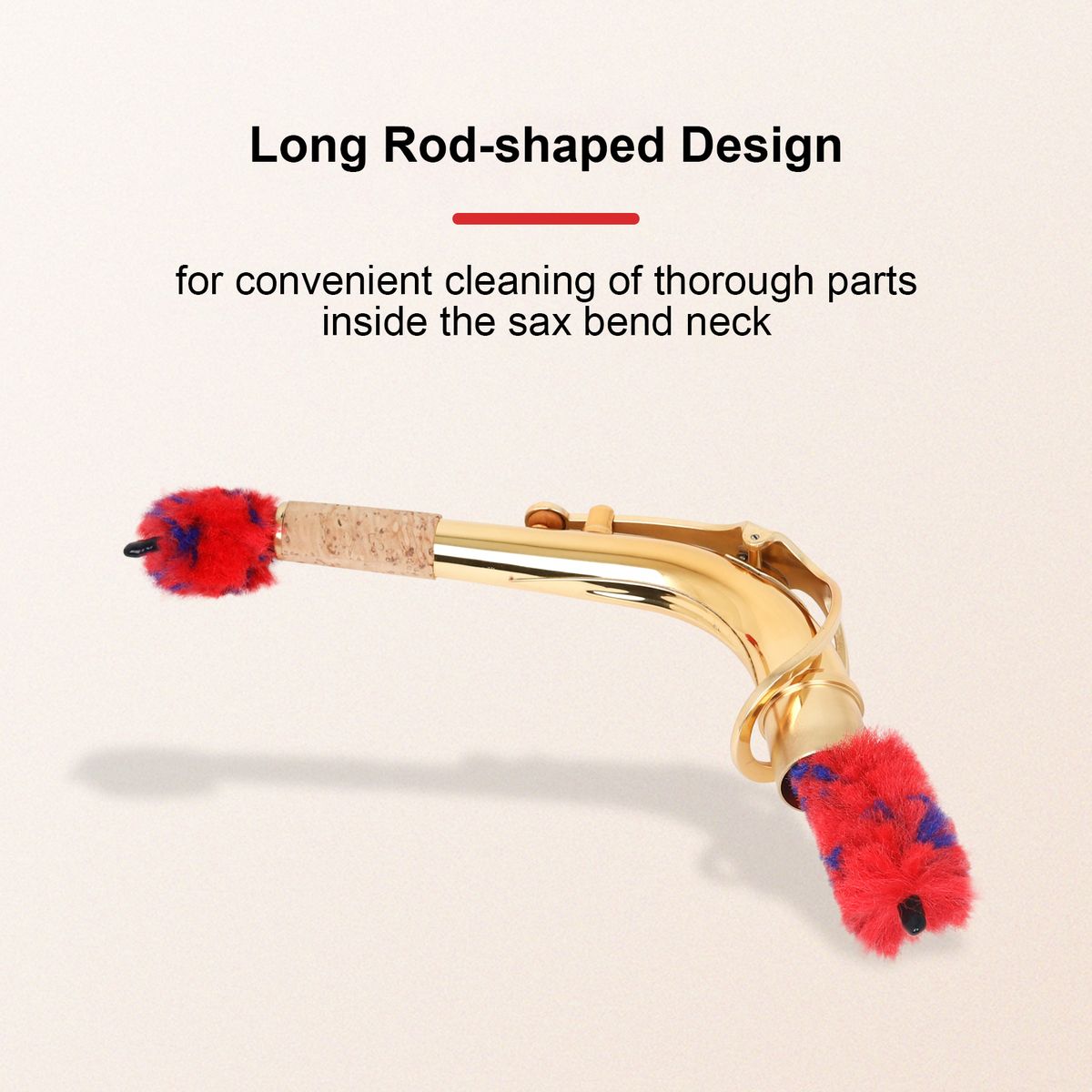 11-inch Saxophone Bend Neck Cleaning Rod Sax Neck Cleaner