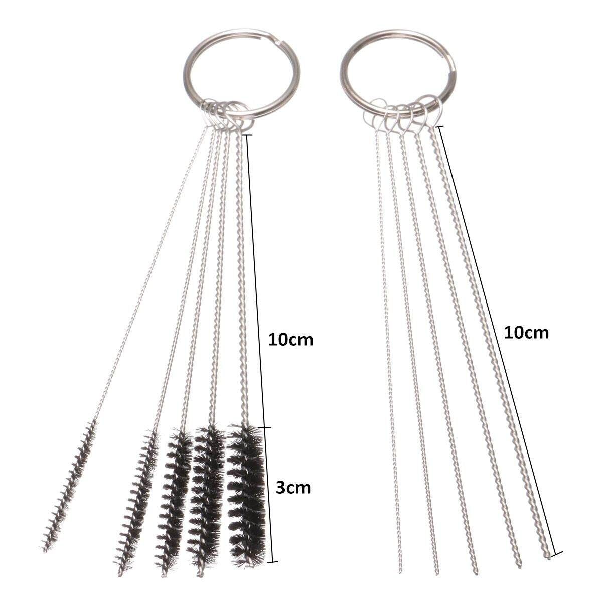 2 Set 5 Sizes Cleaning Brush Kit For Iwata Badger Master Airbrush Spray