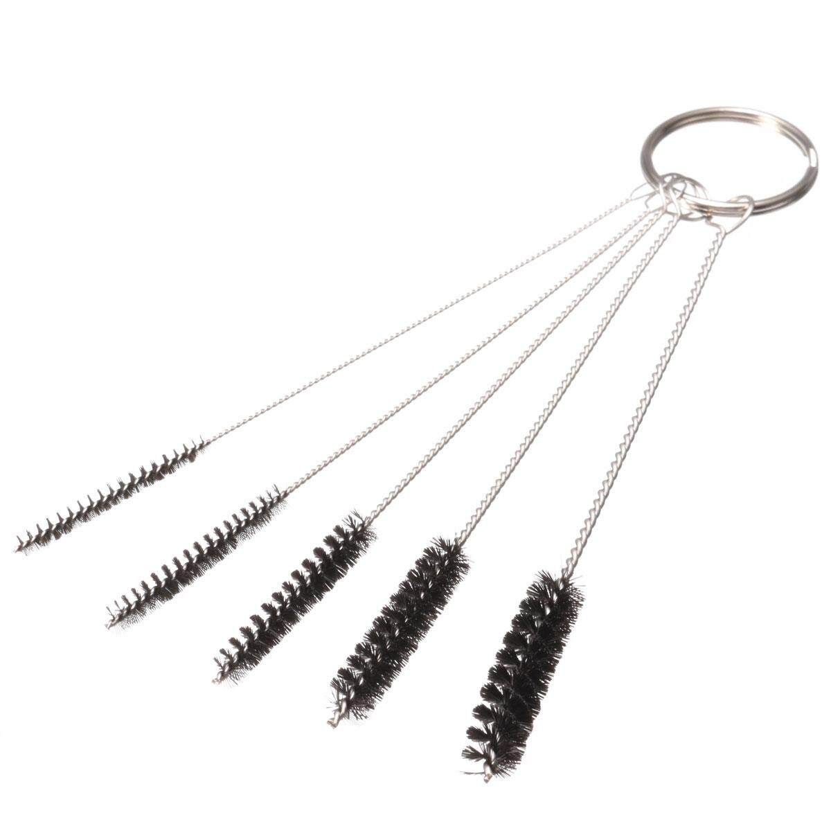 2 Set 5 Sizes Cleaning Brush Kit For Iwata Badger Master Airbrush Spray