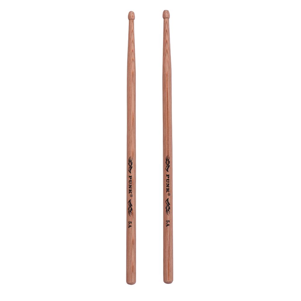 One Pair Of 5A Wooden Drumsticks Drum Sticks Hickory Wood
