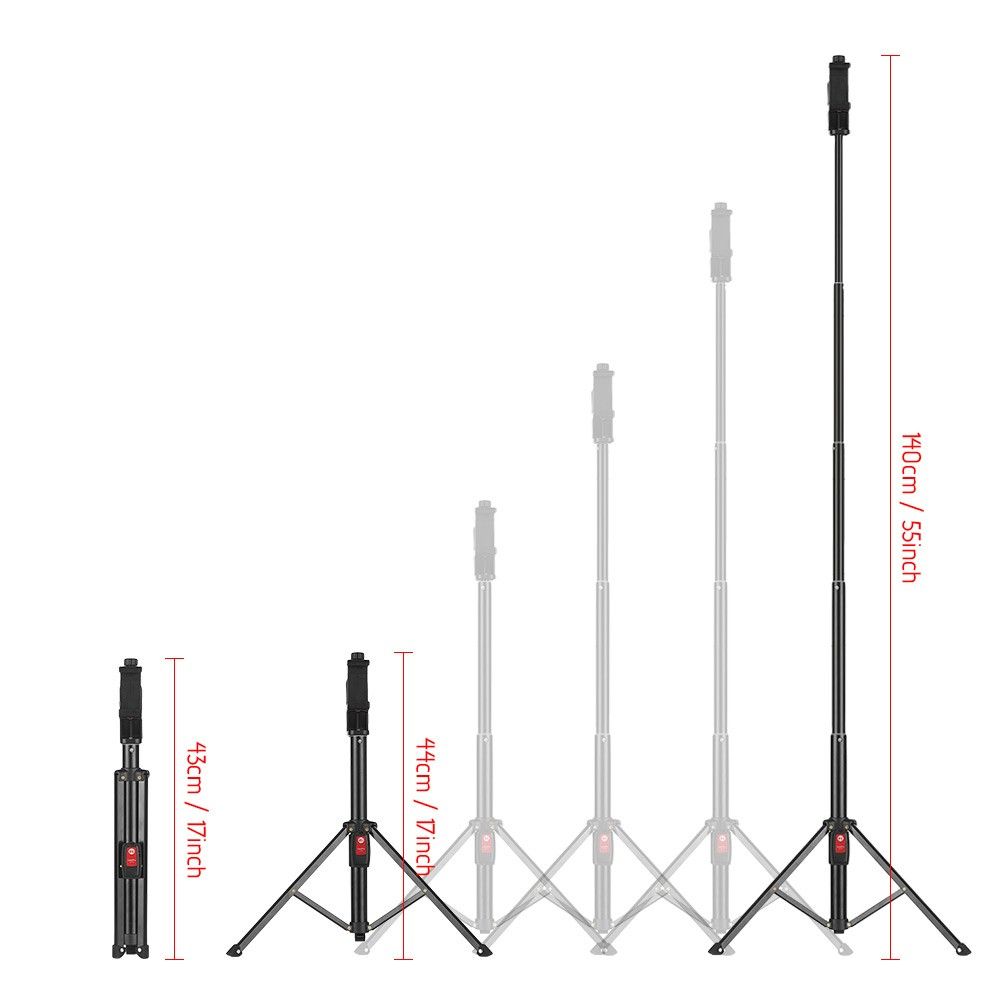 55inch BT Selfie Stand Portable Phone Tripod Support