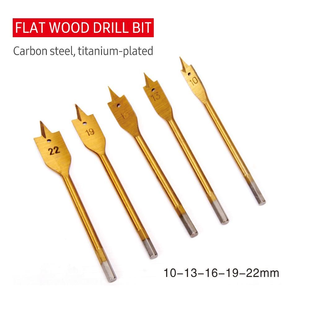 47 Pieces Drill Bit Set Screwdriver Bit Set Includes Hole Saws Masonry Drill Bits Wood Drill Bits & More with Plastic Case for DIY Household Repair