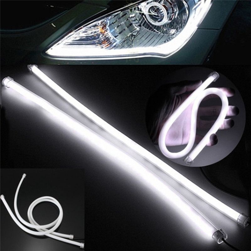 1pcs 30CM DRL Flowing LED Strip Car Running Light