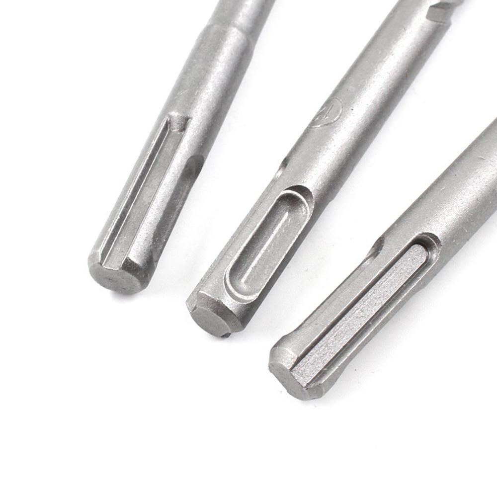 Set of 6PCS 200mm Steel Stone Drill Bit C-ross Cutter Set Kit for Brick Stone Concrete