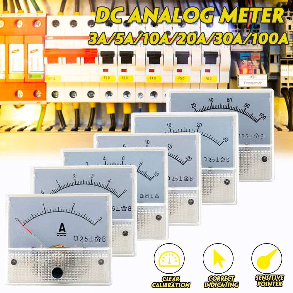 1PC 0-5A Analog Meter Panel AMP Current