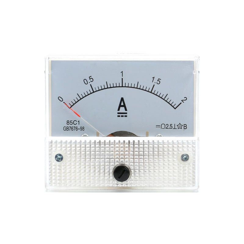 1PC 0-5A Analog Meter Panel AMP Current