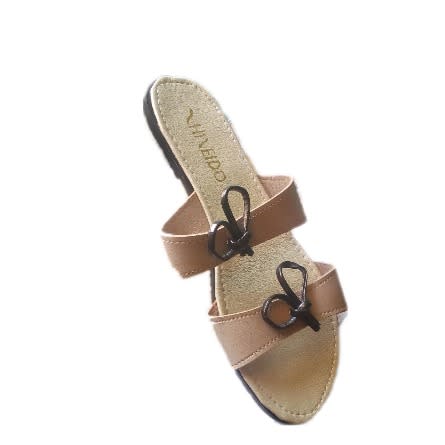 Leather Design Slippers