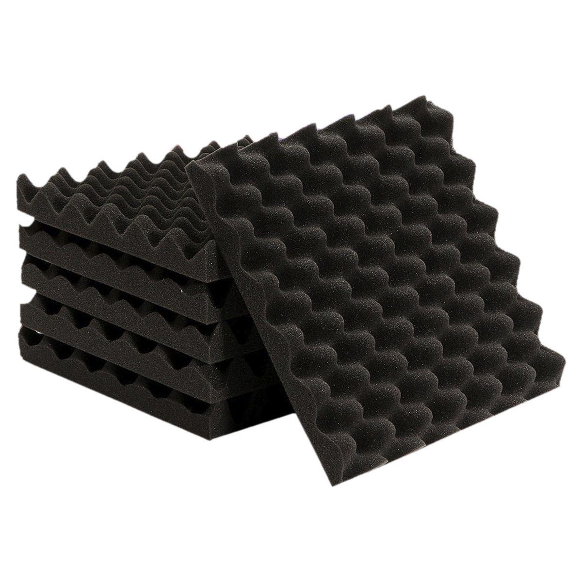 6pcs 30X30X4CM Soundproofing Acoustic Foam Tiles Noise