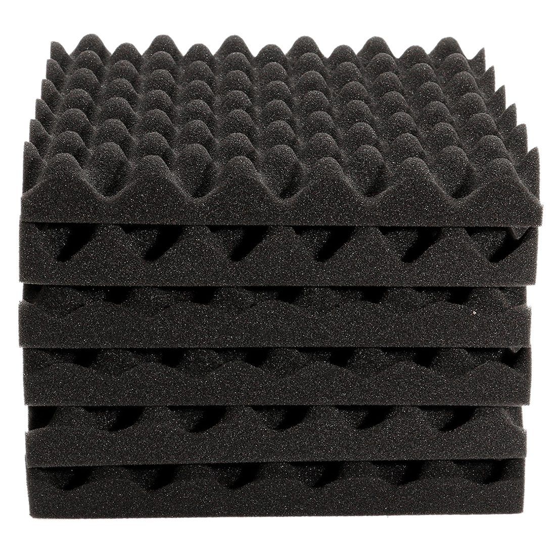 6pcs 30X30X4CM Soundproofing Acoustic Foam Tiles Noise