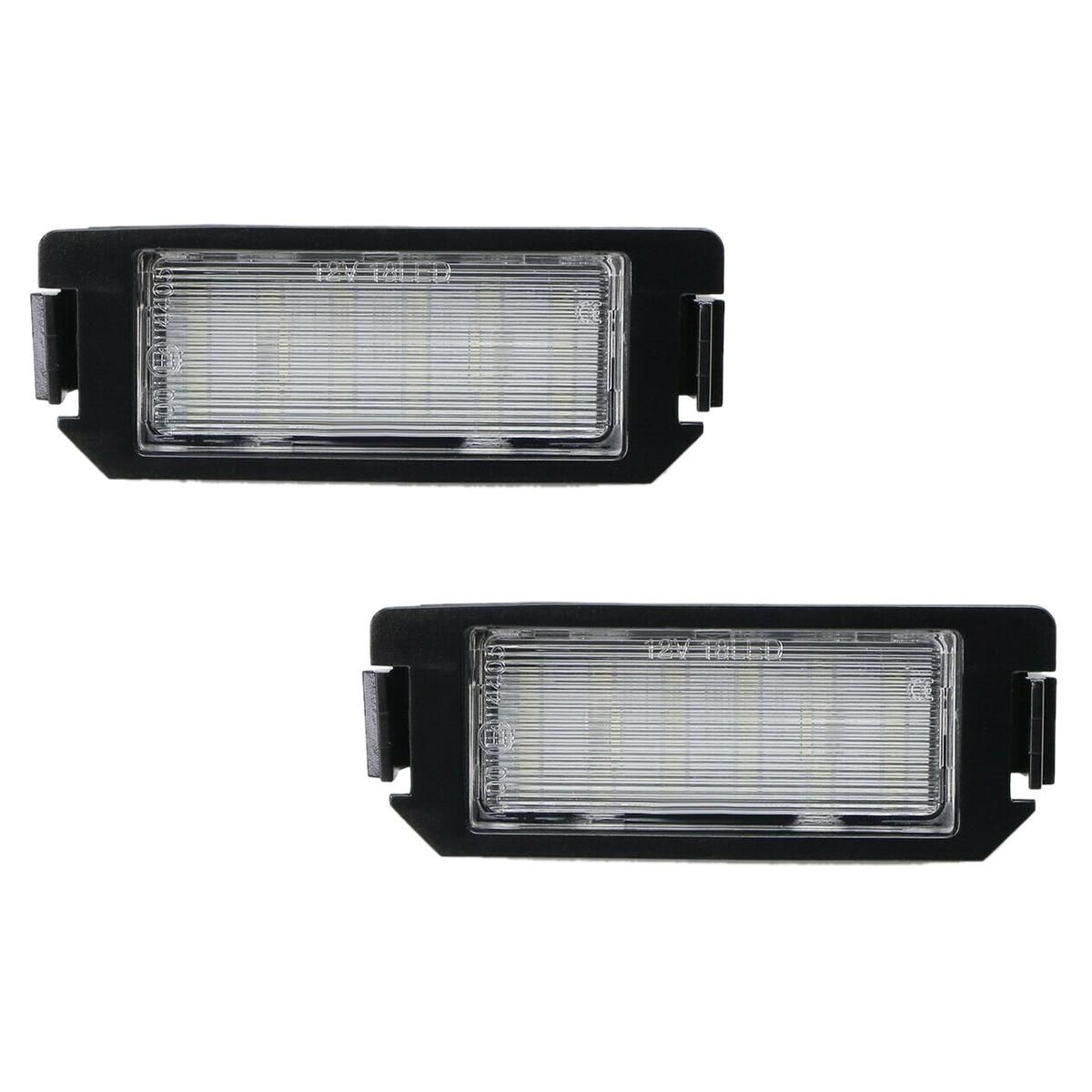 Car White 18-LED License Plate Light Number Light