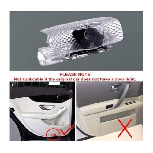 3D Door Logo Projector Ghost Shadow Lights (For 4 Car Doors)