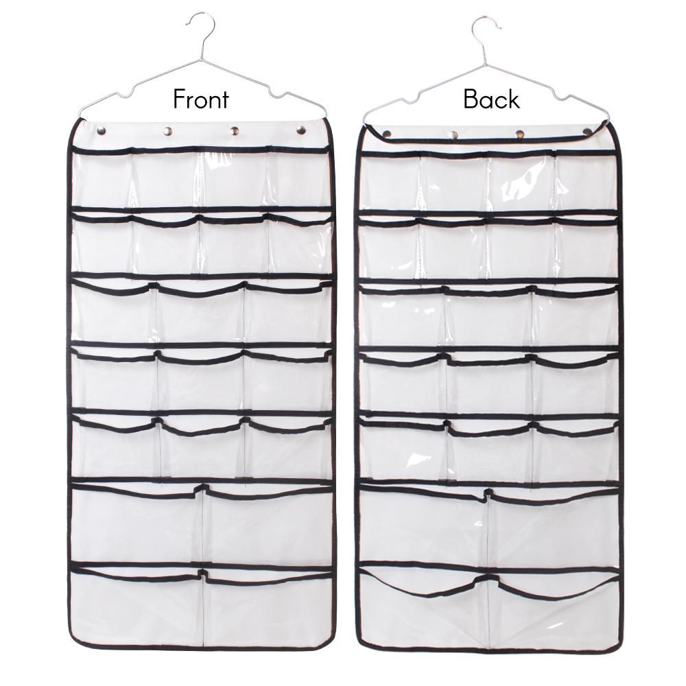 Dual-Sided Hanging Closet Organizer