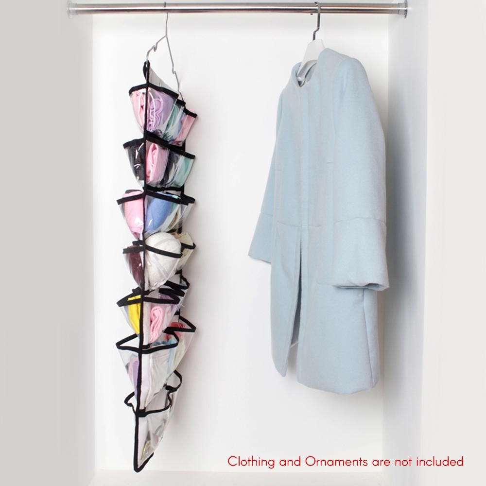 Dual-Sided Hanging Closet Organizer