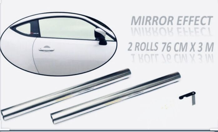 Car Window Tint Film Silver 5 Row