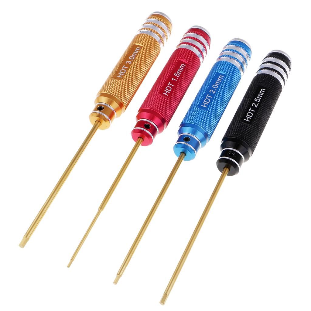 4pcs Hexagon Screwdriver Repair Tool Set RC Model Tools