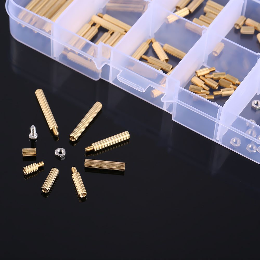 Spacing M3/M2 Screw Cylindrical Brass Threaded Pillar PCB
