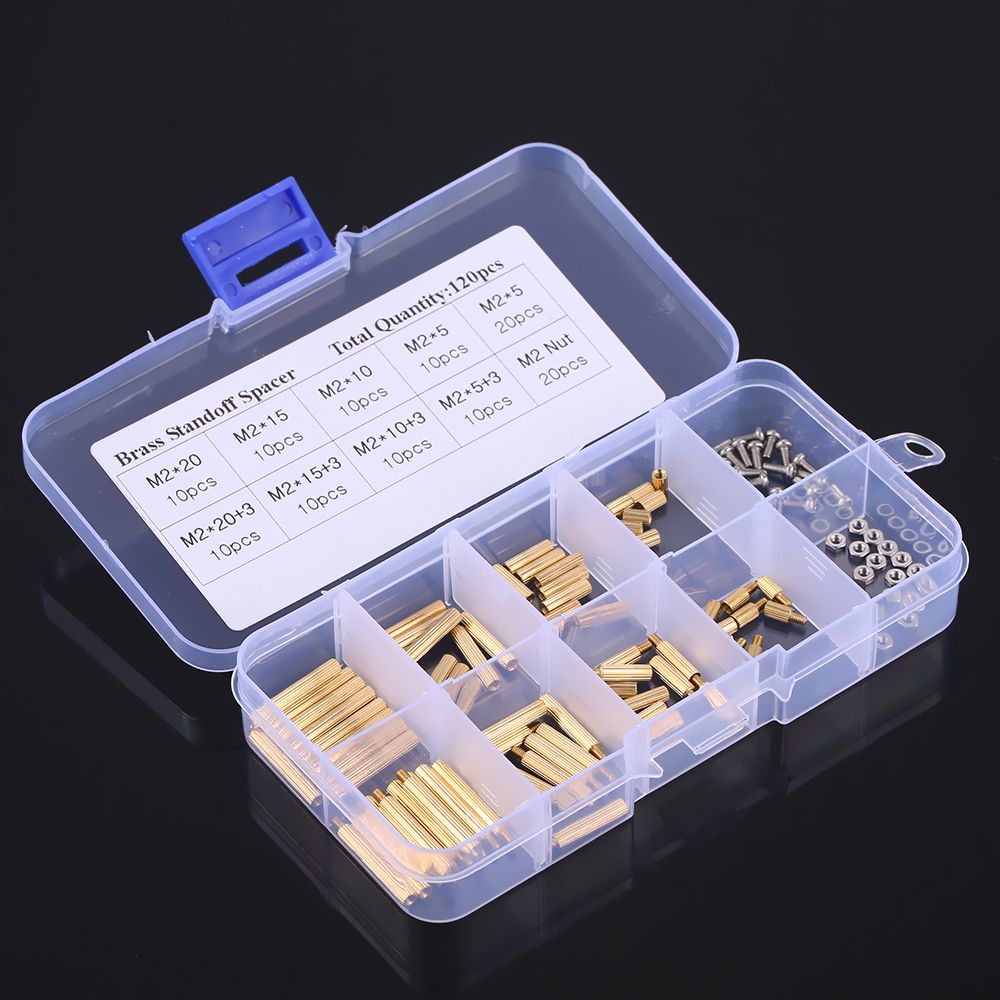 Spacing M3/M2 Screw Cylindrical Brass Threaded Pillar PCB