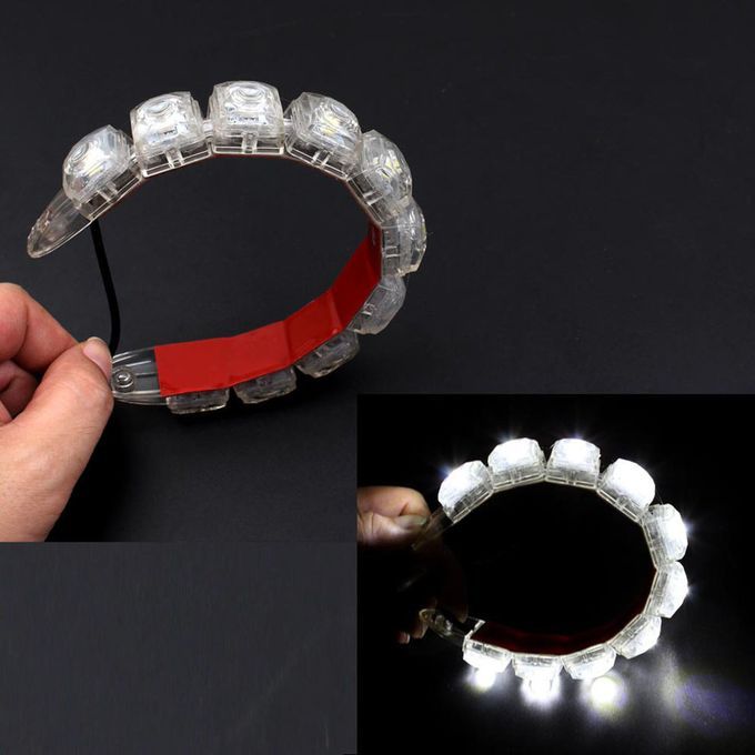 Lasting Life 10  S Universal Luxury Sili One   Daytime Running Lights-white-10 LEDS