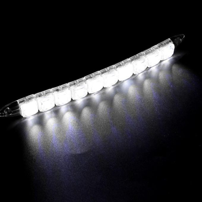 Lasting Life 10  S Universal Luxury Sili One   Daytime Running Lights-white-10 LEDS