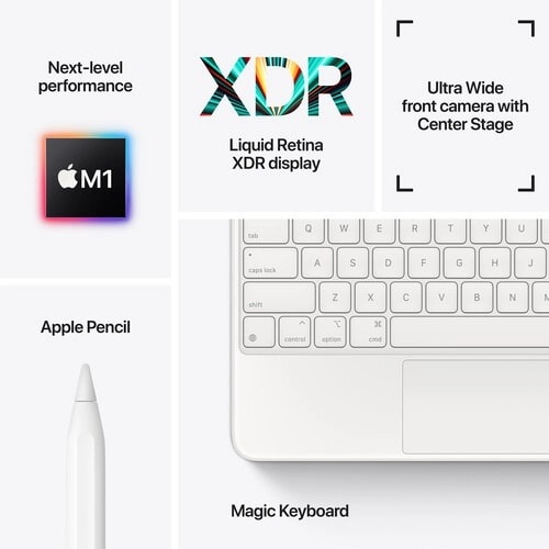 iPad Pro 2021 - 12.9" - 8GB RAM - 256GB ROM - M1 Chip - Wi-Fi Only - 5000mah - Silver
