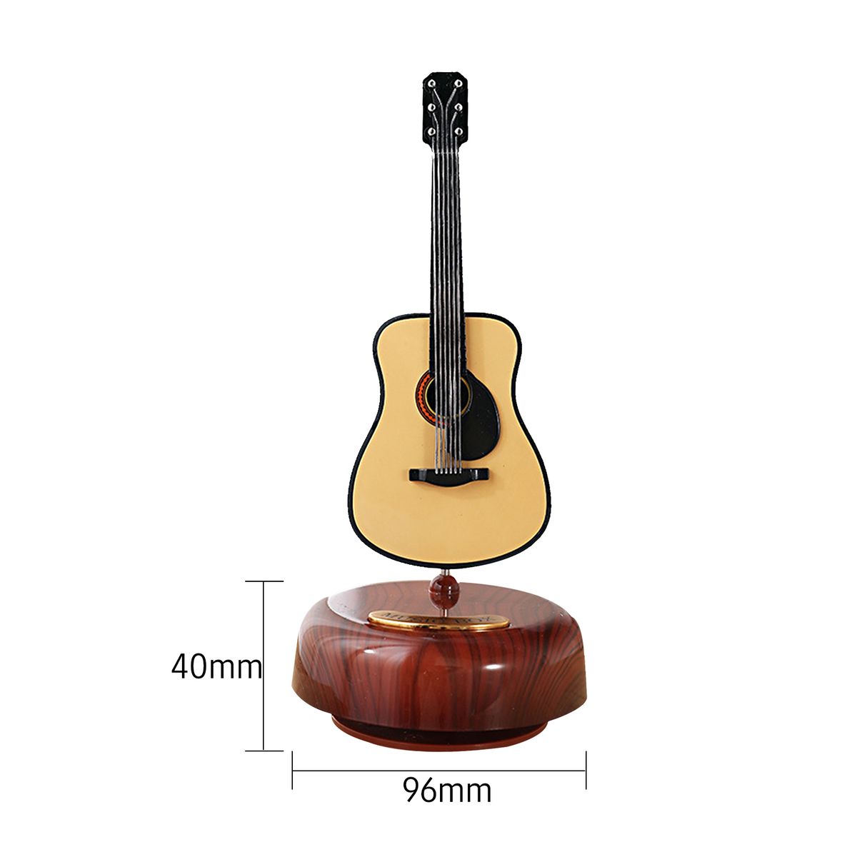 Electric Guitar Music Box Classical Wind Up Musicbox