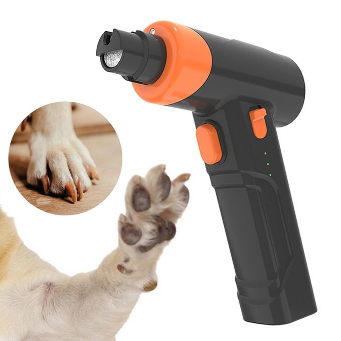 Electric Pet Nail Grinder File Grooming Trimmer Grinder Dogs Black
