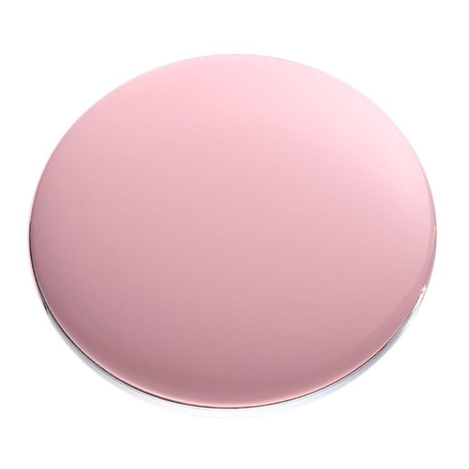 Compact Mirror Double Sided With LED Light  Mirror Pink