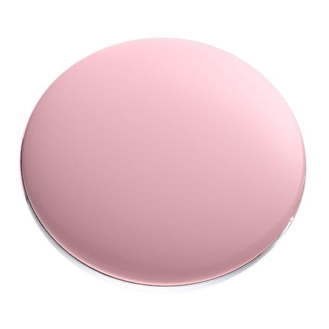 Compact Mirror Double Sided With LED Light  Mirror Pink