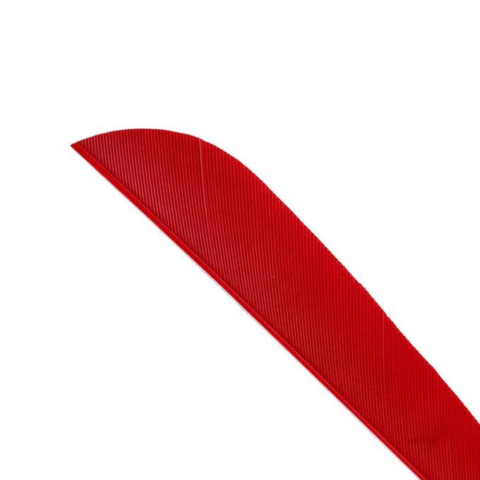 12pcs 3inch Archery Arrows Turkey Provides Fletching Wings Red Red