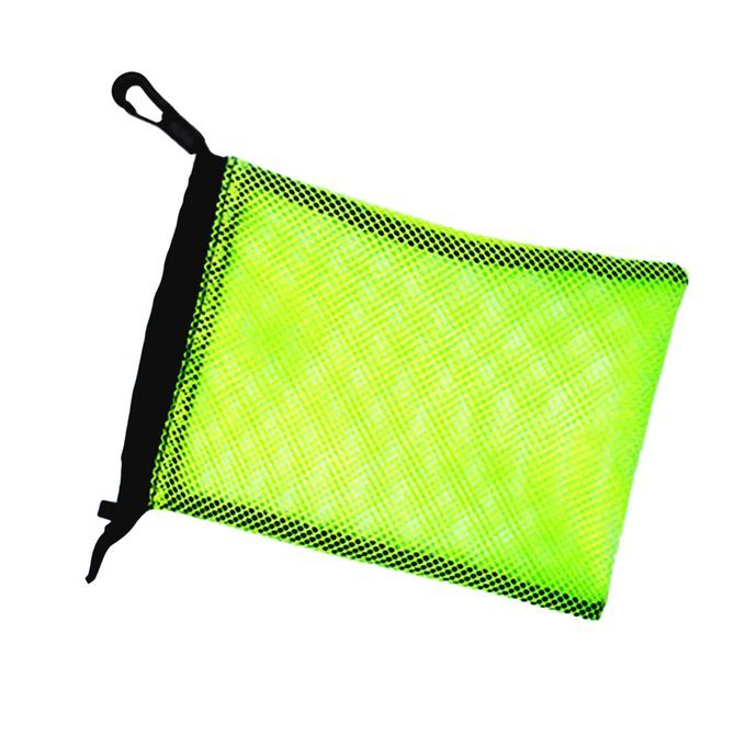 2pcs Durable Mesh Stuff Bag W Sliding Drawstring Cord Closure For