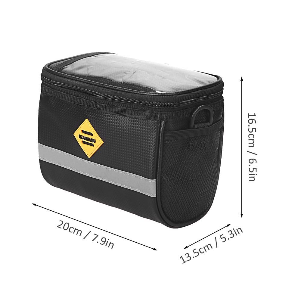 Insulated Bicycle Handlebar Cooler Bag Waterproof MTB Bike Cycling Handlebar Basket Front Bag Pannier Shoulder Bag