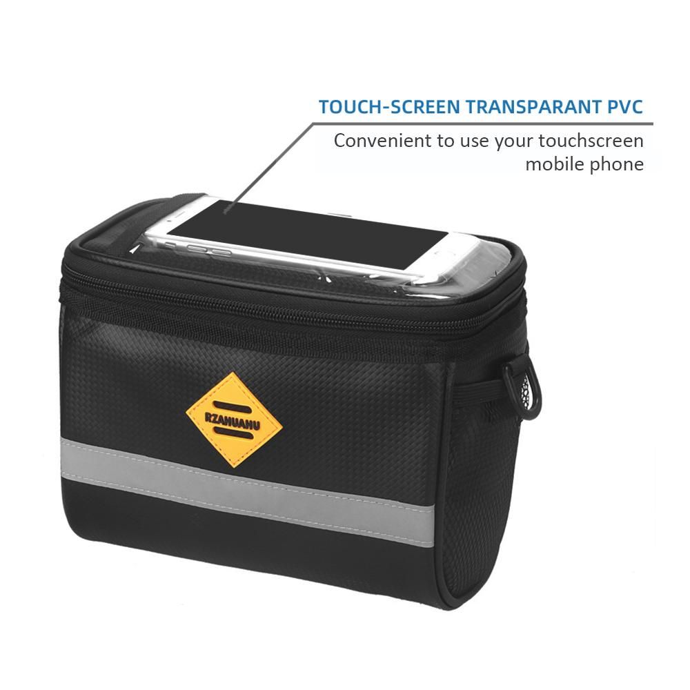 Insulated Bicycle Handlebar Cooler Bag Waterproof MTB Bike Cycling Handlebar Basket Front Bag Pannier Shoulder Bag