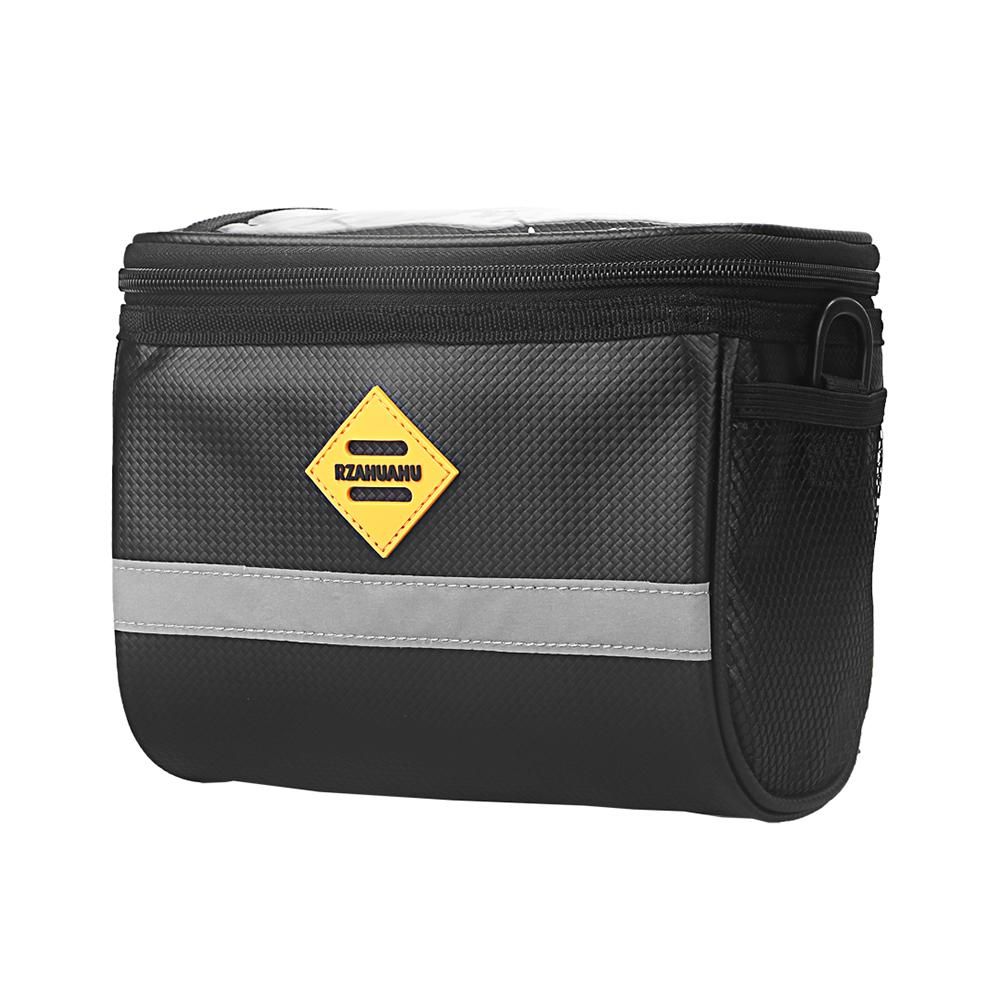 Insulated Bicycle Handlebar Cooler Bag Waterproof MTB Bike Cycling Handlebar Basket Front Bag Pannier Shoulder Bag