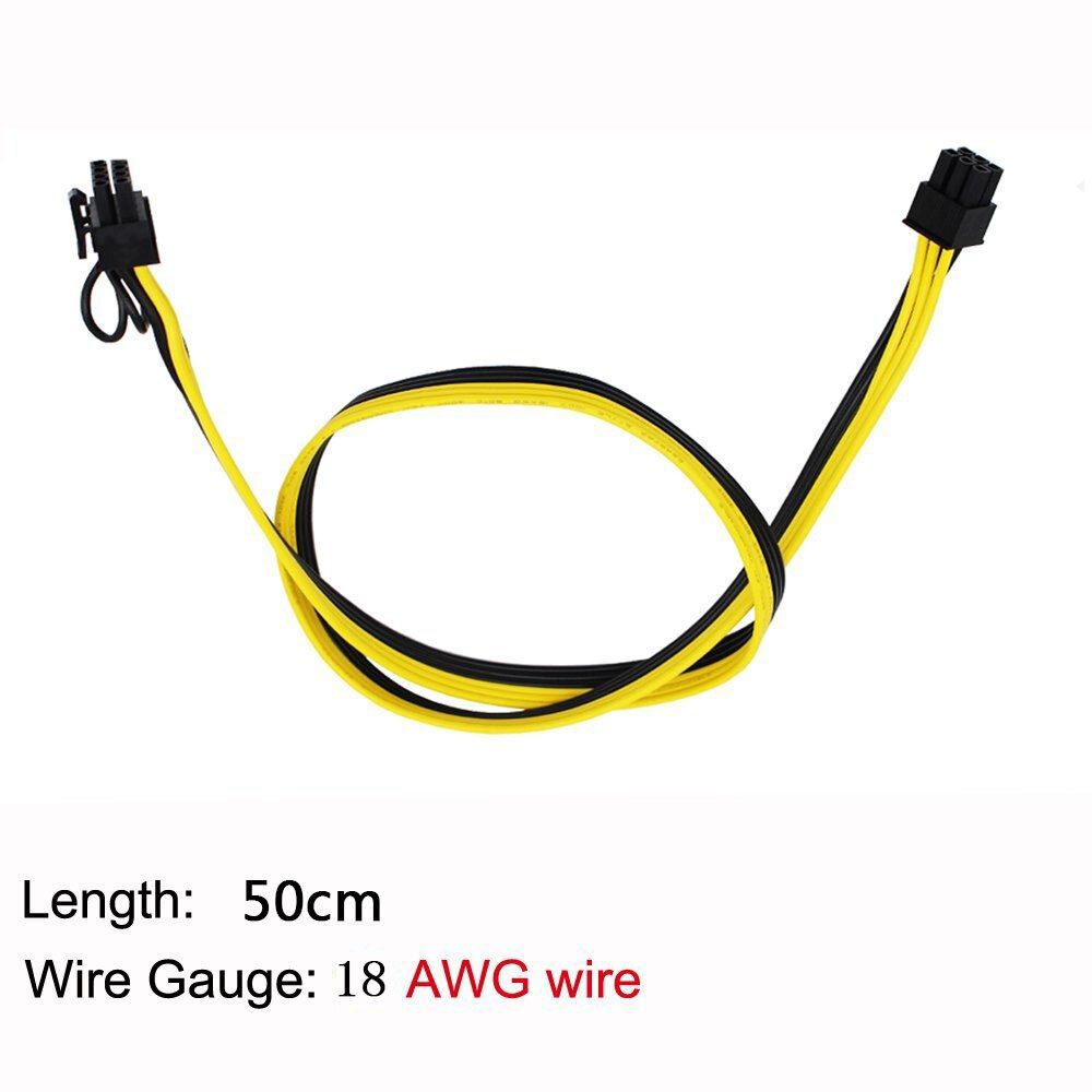 1200w 750w Breakout Board + 12pcs 6P Male To (6+2)8P Male