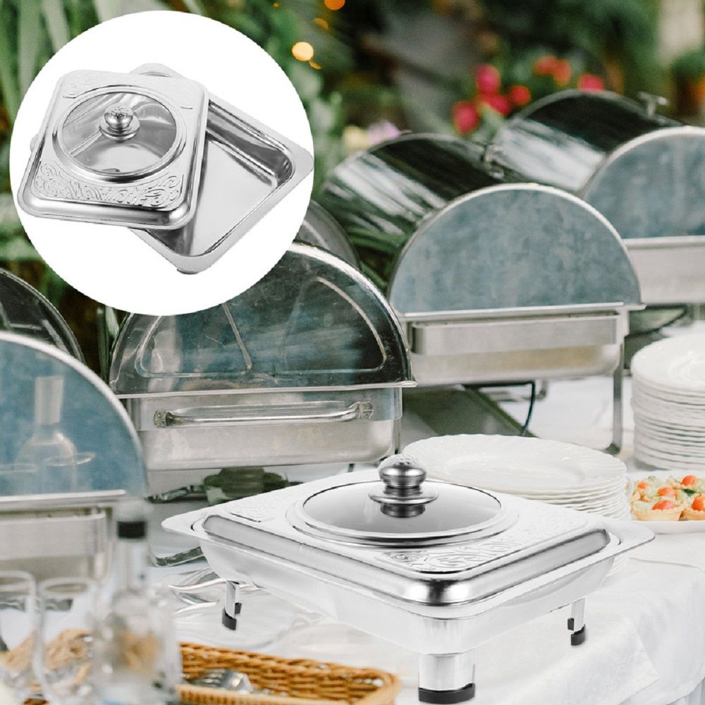 Chafing Buffet Pan Set Food Metal Steel Warmer/Server