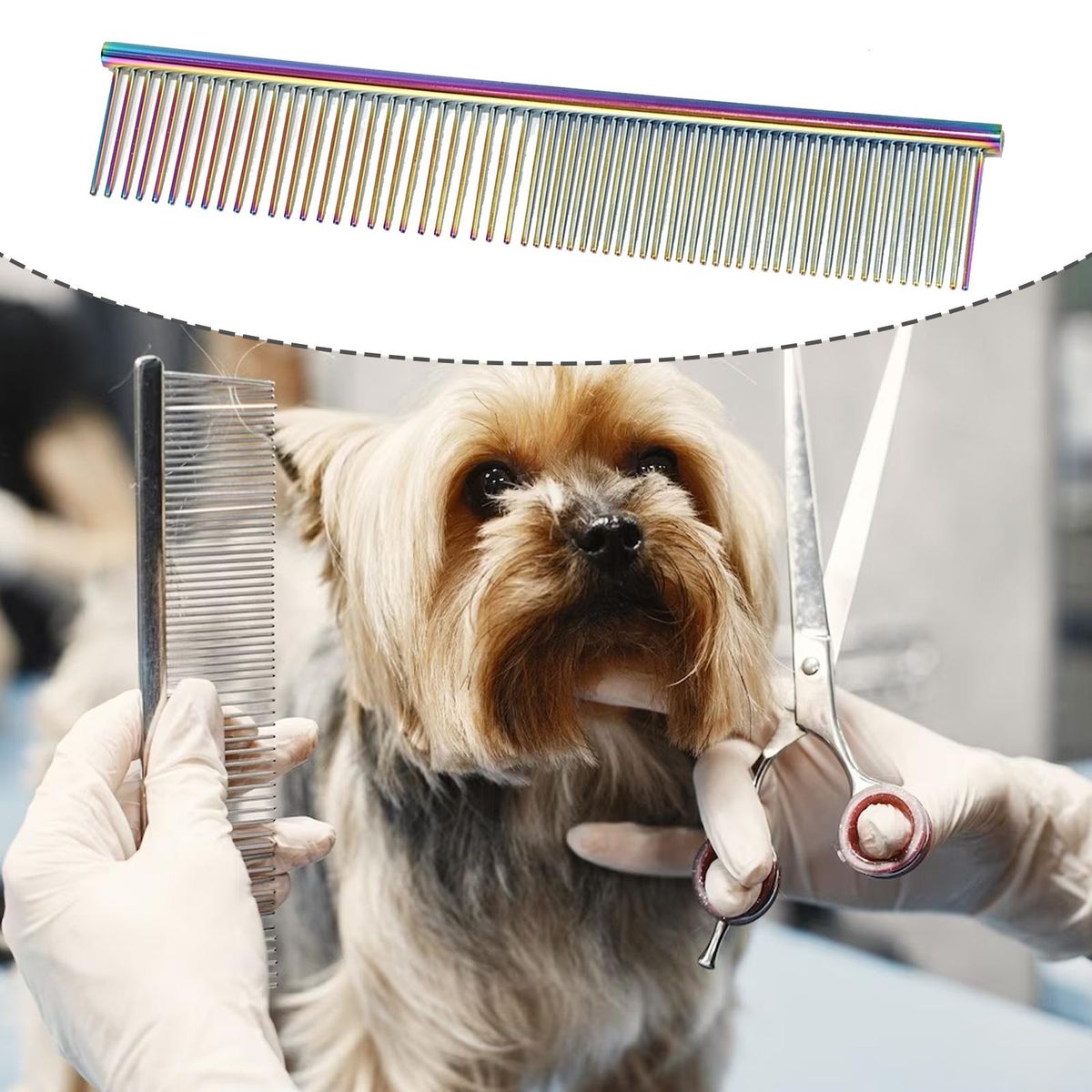 Dog Comb Cat Comb  Removing Animals Deshedding Colorful