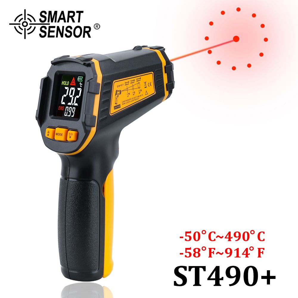 Digital Infrared Thermometer Non-Contact Termometer IR LCD Display Temperature Meter Pyrometer Temperature Instruments