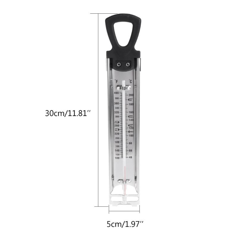 Stainless Steel Kitchen Craft Cooking Thermometer For Jam Sugar Candy Liquid