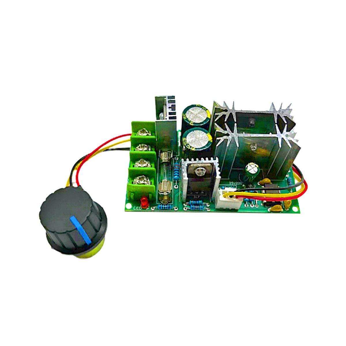 DC Motor Speed Controller Stepless Speed Regulation Pulse Width PWM Controller DC 12V 24V 36V 48V 20A 1200W