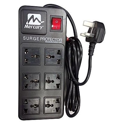6240u-uk- Surge & Thunder Secure Power Extension Box With 6 Outlets