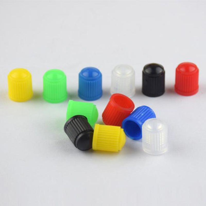 20PCS Car Tire Valve Plastic Black Bike Tyre Valve Caps