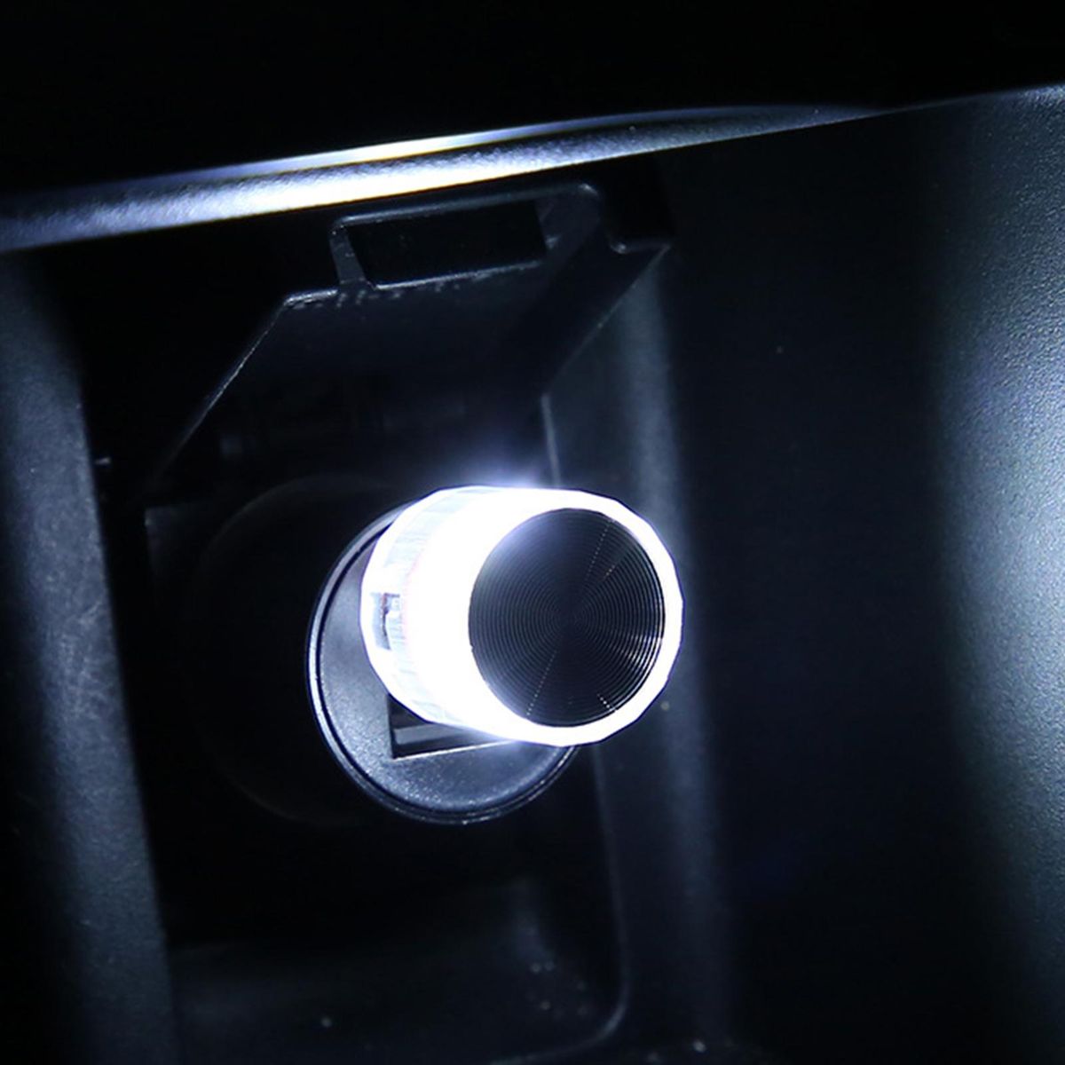 Universal Car Light Mini Usb Car Lamp Portable Led for Emergency White
